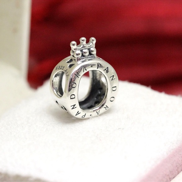 NWT Authentic Pandora Crown O Sterling Silver Charm 797401 - Picture 2 of 2